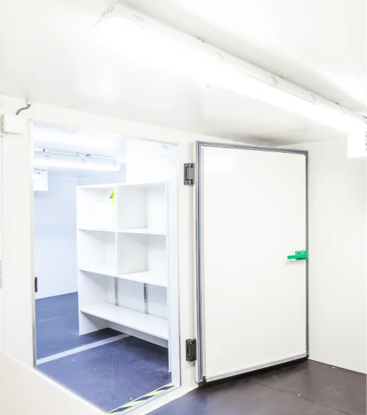 Process of refrigerator repair.